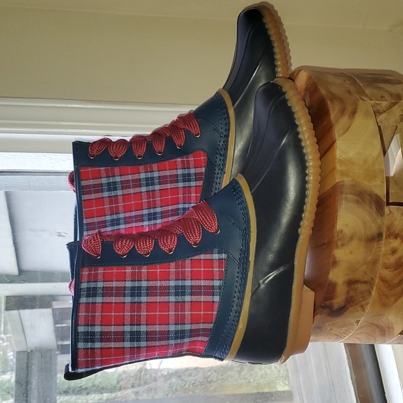 Lands End High Top Duck Boots 9 - Picture 4 of 11